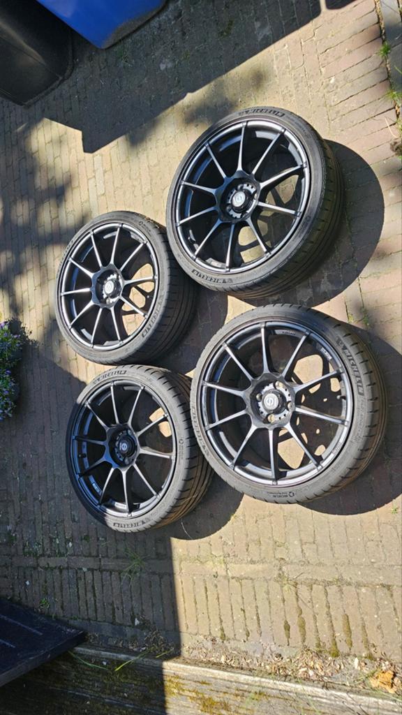 18 inch sparco velgen met Michelin Pilot Sport 4S, Ophalen of Verzenden, 18 inch, Band(en)