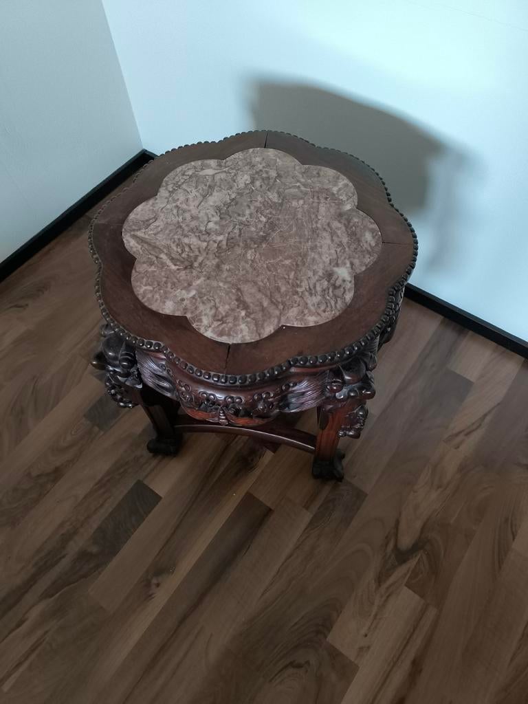 Chinese planten tafel, Ophalen