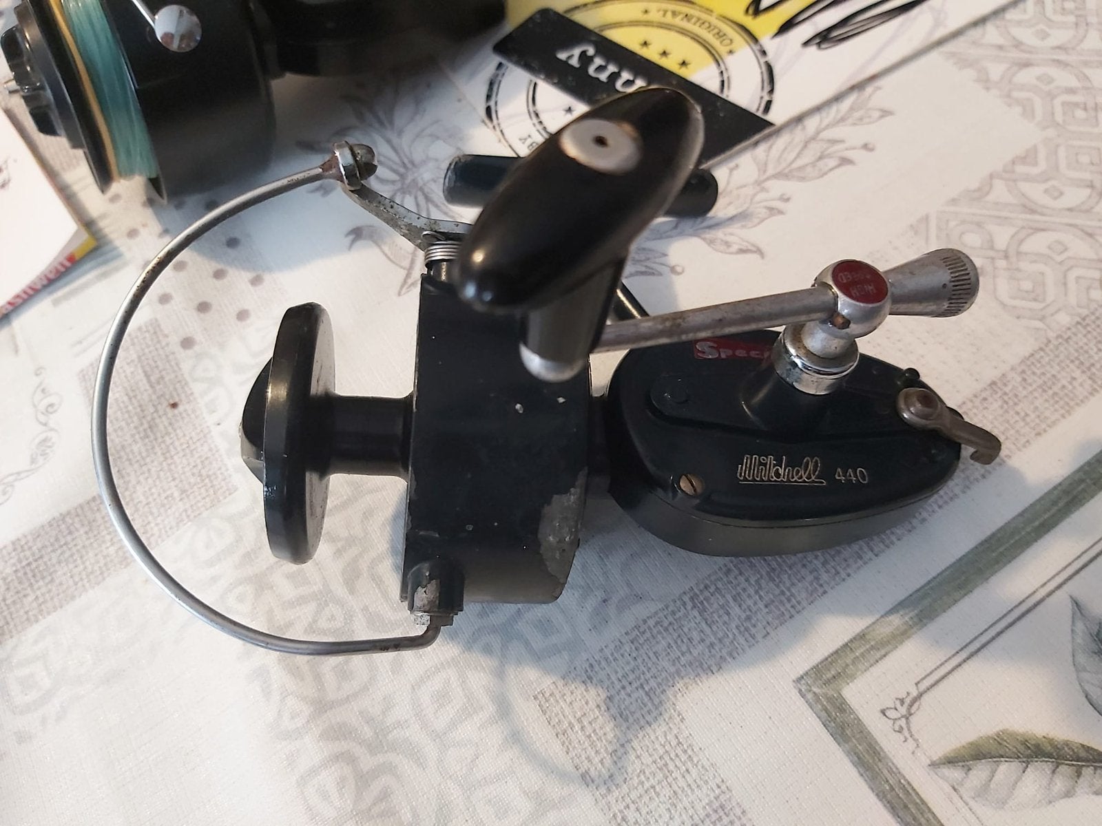 Moulinet de pêche vintage Mitchell 440, Enlèvement, Utilisé, Moulinet