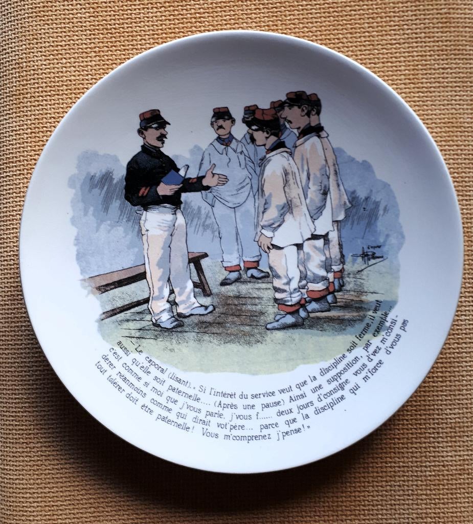 Assiette Sarreguemines (02), Enlèvement