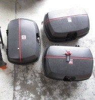3 koffers yamaha diversion 900, Motoren, Accessoires | Koffers en Tassen, Ophalen, Zo goed als nieuw