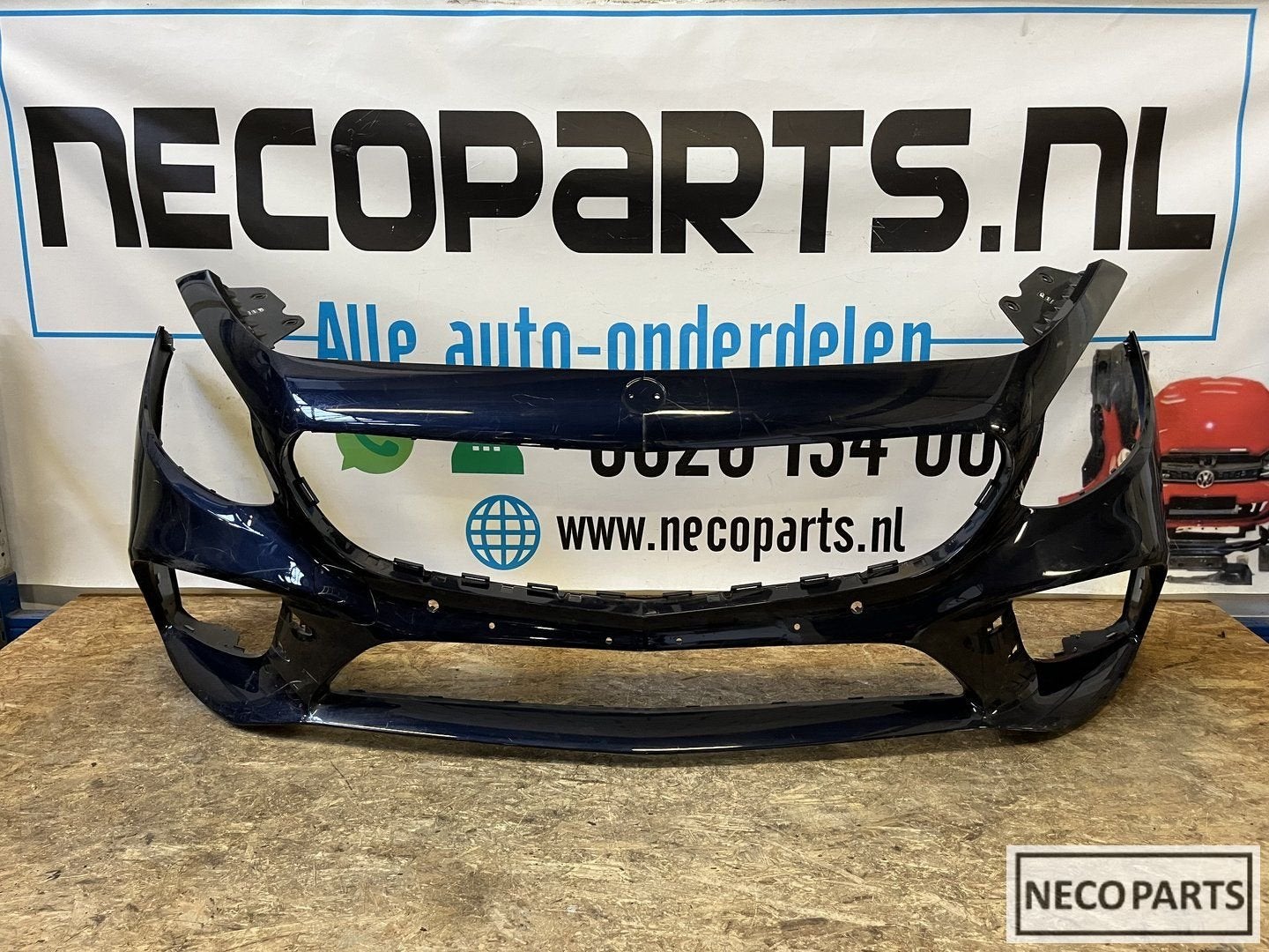 MERCEDES S KLASSE AMG W217 COUPE VOORBUMPER BUMPER ORIGINEEL, Gebruikt, -, Ophalen of Verzenden, Spatbord