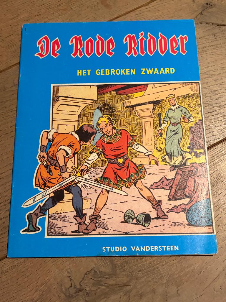De Rode Ridder - 1 - Het gebroken zwaard, Eén stripboek, Ophalen of Verzenden, Gelezen, Willy Vandersteen