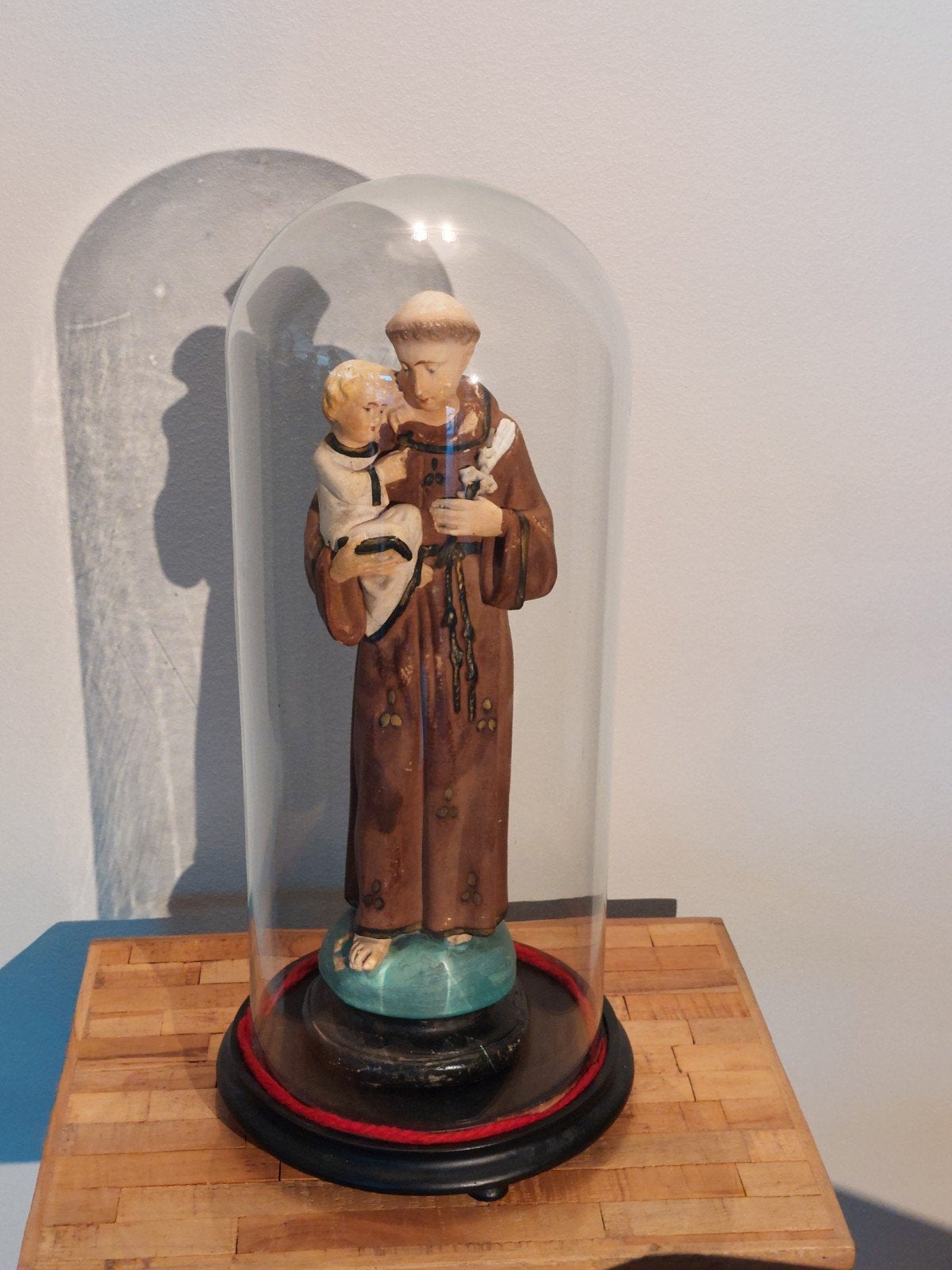 Hoge stolp met heilige Antonius, Ophalen
