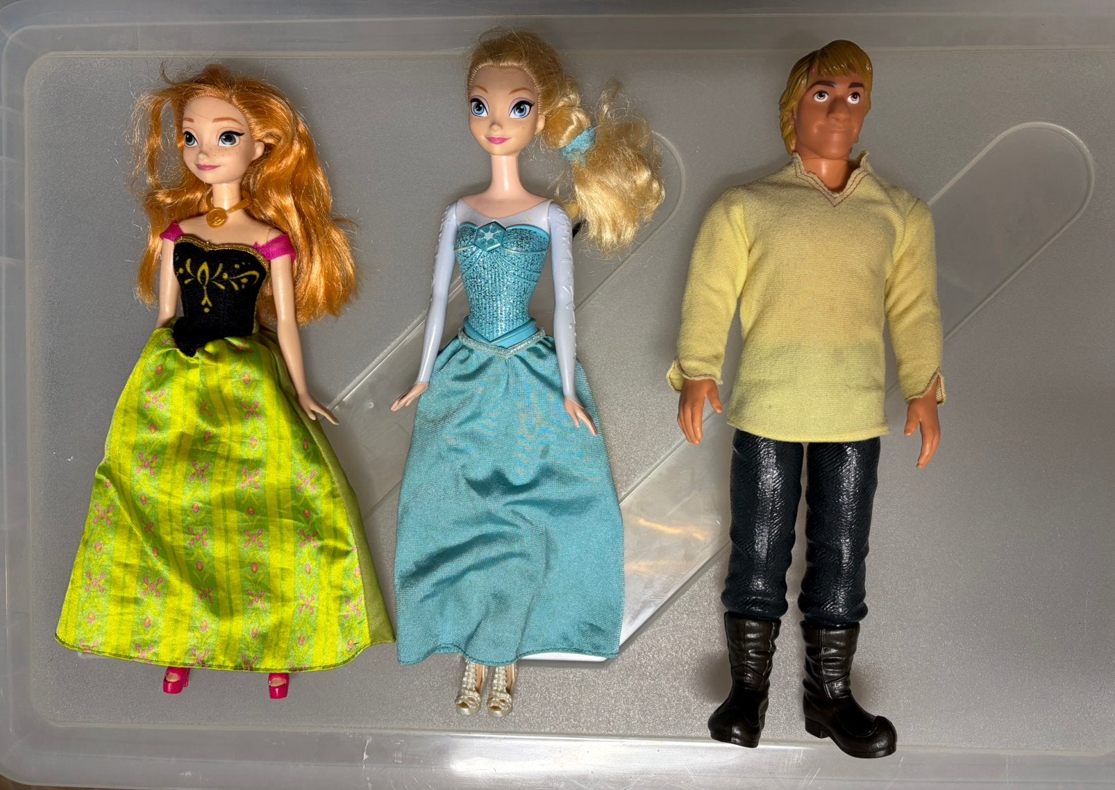 Barbie: Frozen Anne, Elsa en Kristof, Ophalen of Verzenden, Gebruikt, Barbie
