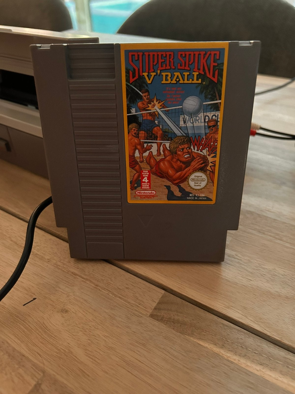Nintendo NES game - Super spike V’ball, Ophalen of Verzenden, Zo goed als nieuw