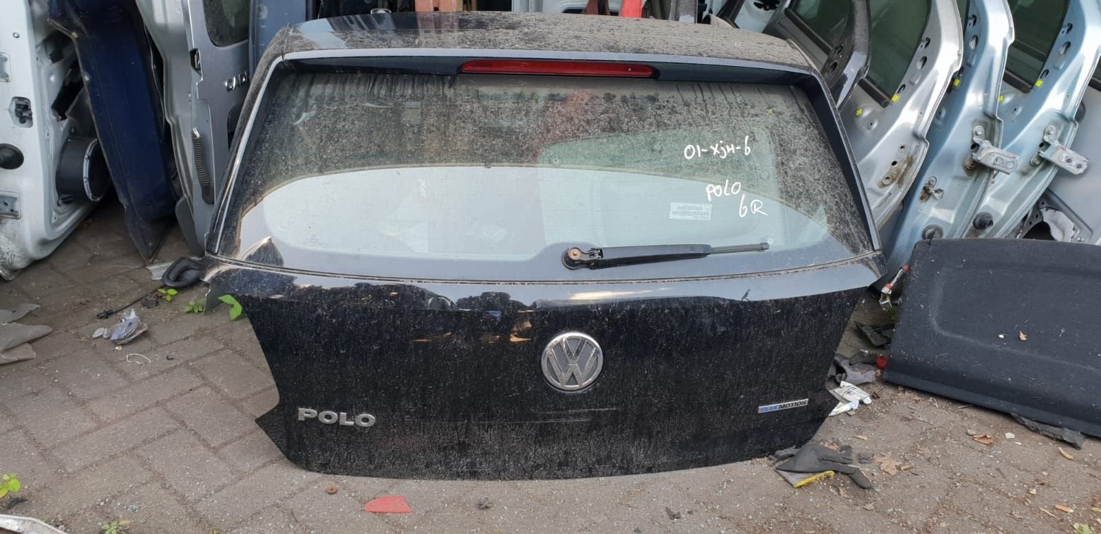 VW POLO ACHTERKLEP +SPOILER BJ 2010 TOT 2013, Gebruikt, -, Ophalen of Verzenden, Achter