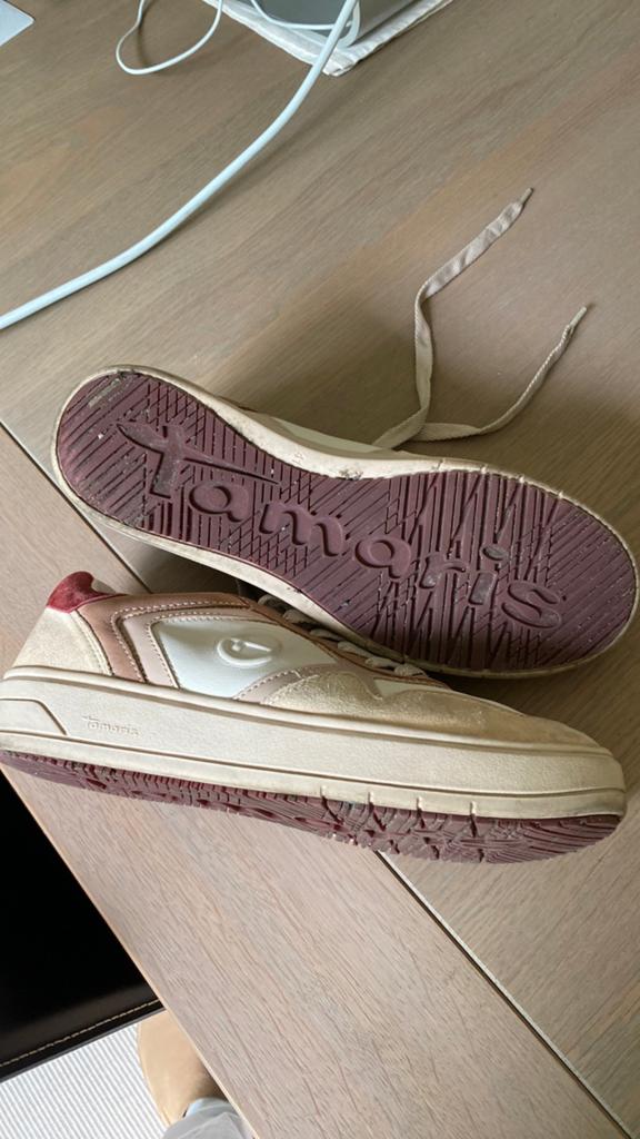 Schoenen Tamaris maat 41, Kleding | Dames, Schoenen, Ophalen, Beige, Sneakers, Gedragen