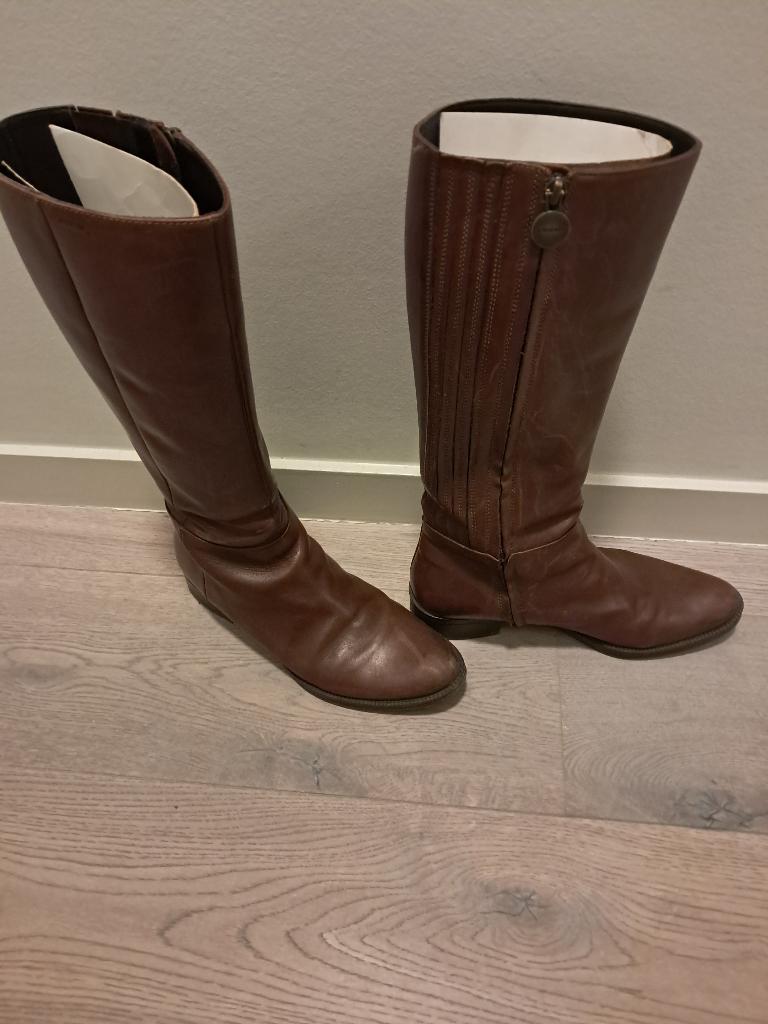 Dames laarsen MT 39, Geox, Hoge laarzen, Bruin, Ophalen of Verzenden