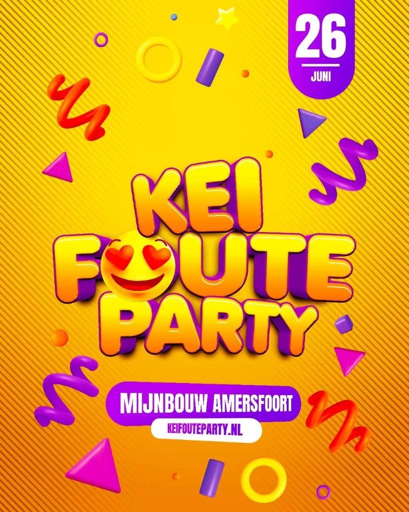 Kei Woute Party Amersfoort- 5x billets - VENDREDI 26 juin, Deux personnes