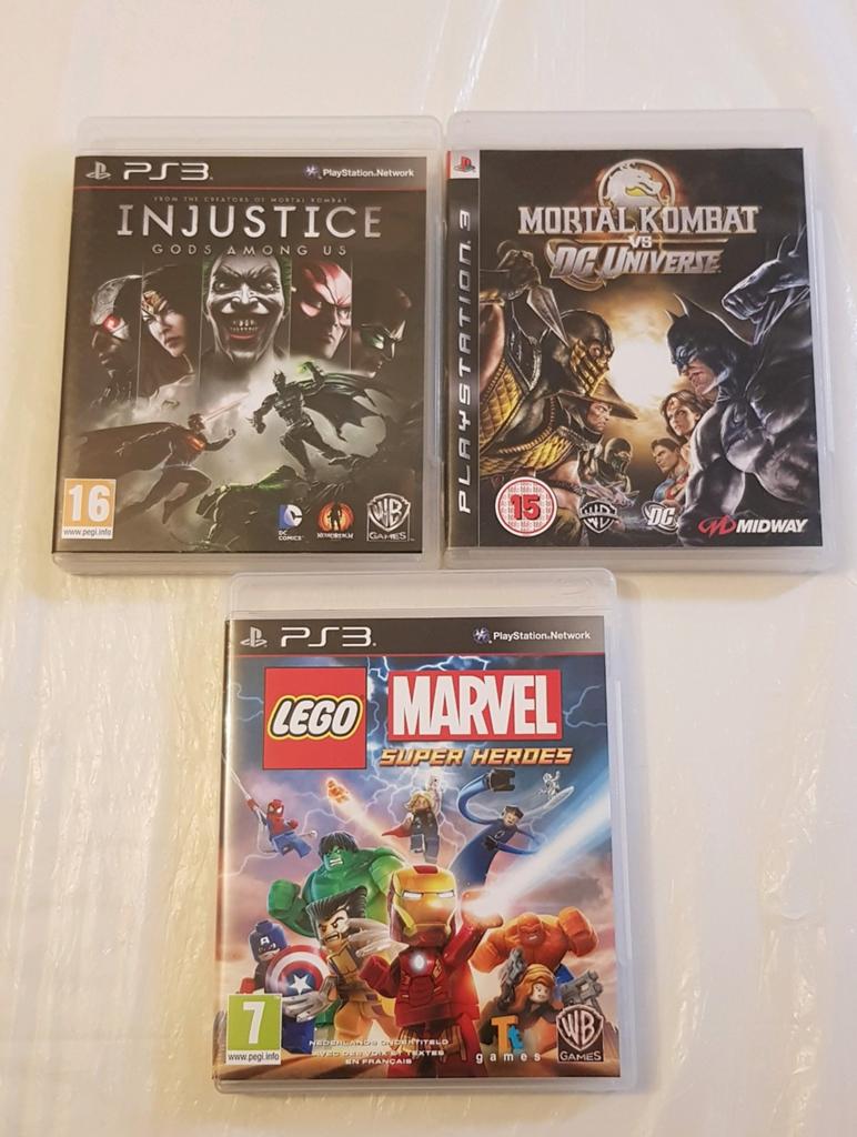 Lot 3 ps3-spellen, Postzegels en Munten, Postzegels | Thematische zegels