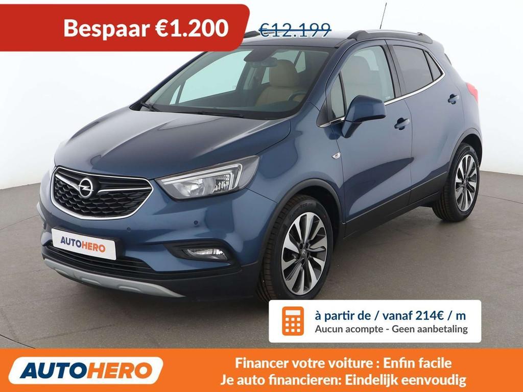 Opel Mokka X 1.4 Turbo Innovation Start/Stop, Autos, Opel, Cuir, 140 g/km, Boîte manuelle, Noir