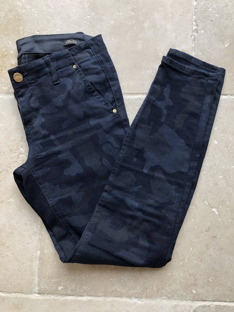 Zara damesbroek, Kleding | Dames, Ophalen, Zo goed als nieuw, Blauw