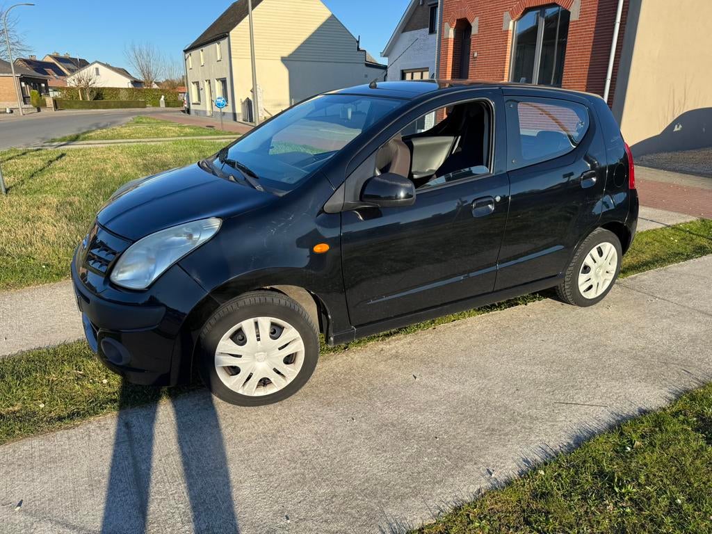 Nissan pixo-1.0 essence -2013-103.000 km- 1 er propriétaire, Auto's, Nissan, Zwart, Handgeschakeld, Particulier, Pixo