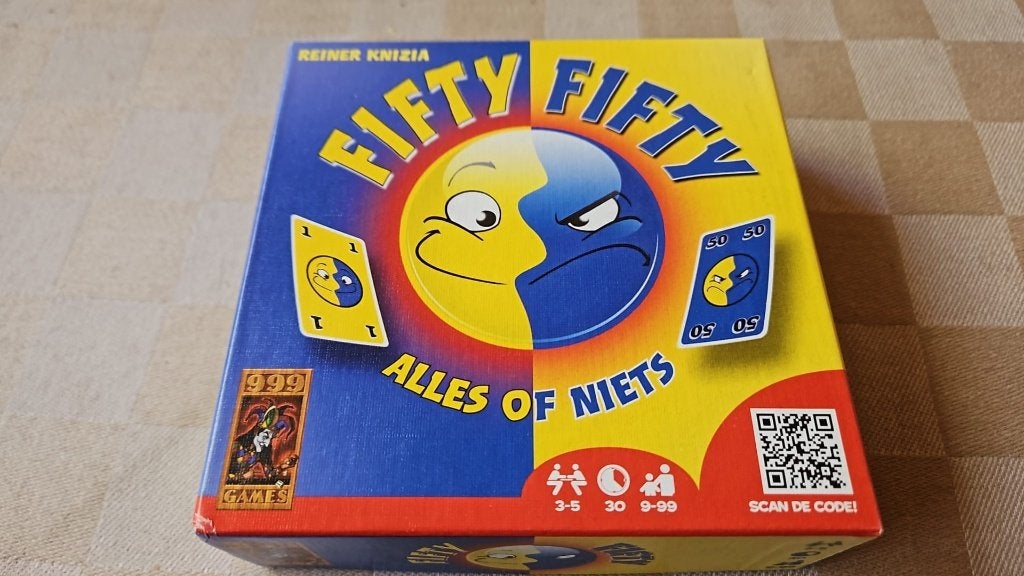 Bordspel kennisspel Fifty Fifty 999 games, Hobby en Vrije tijd, Een of twee spelers, Ophalen of Verzenden, Nieuw, 999 games