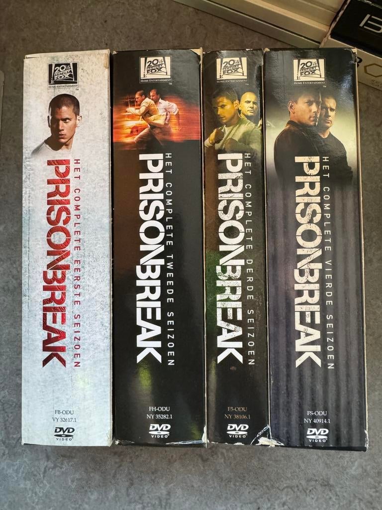 Prison break dvd box seizoen 1,2,3&4, Cd's en Dvd's, Ophalen of Verzenden, Zo goed als nieuw