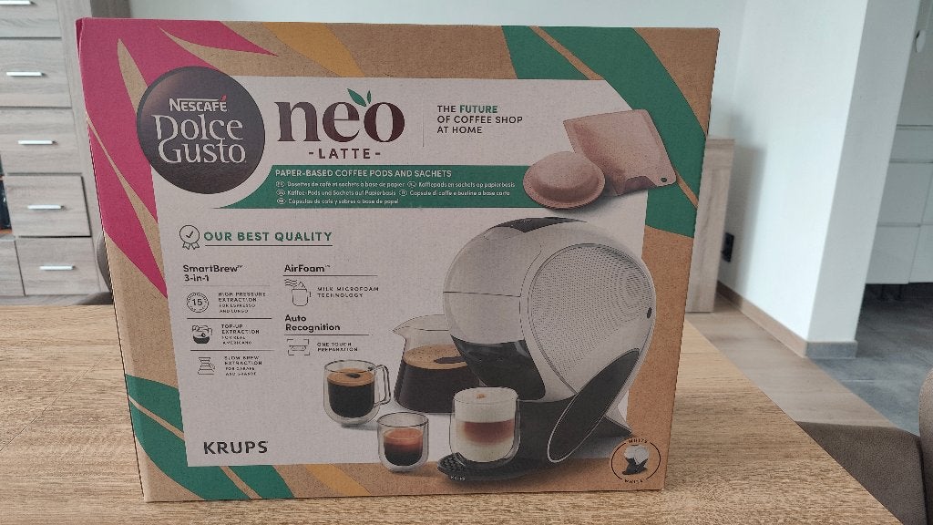 Dolce Gusto NEO latte, Electroménager, Cafetières, 2 à 4 tasses, Enlèvement, Neuf, Machine à espresso