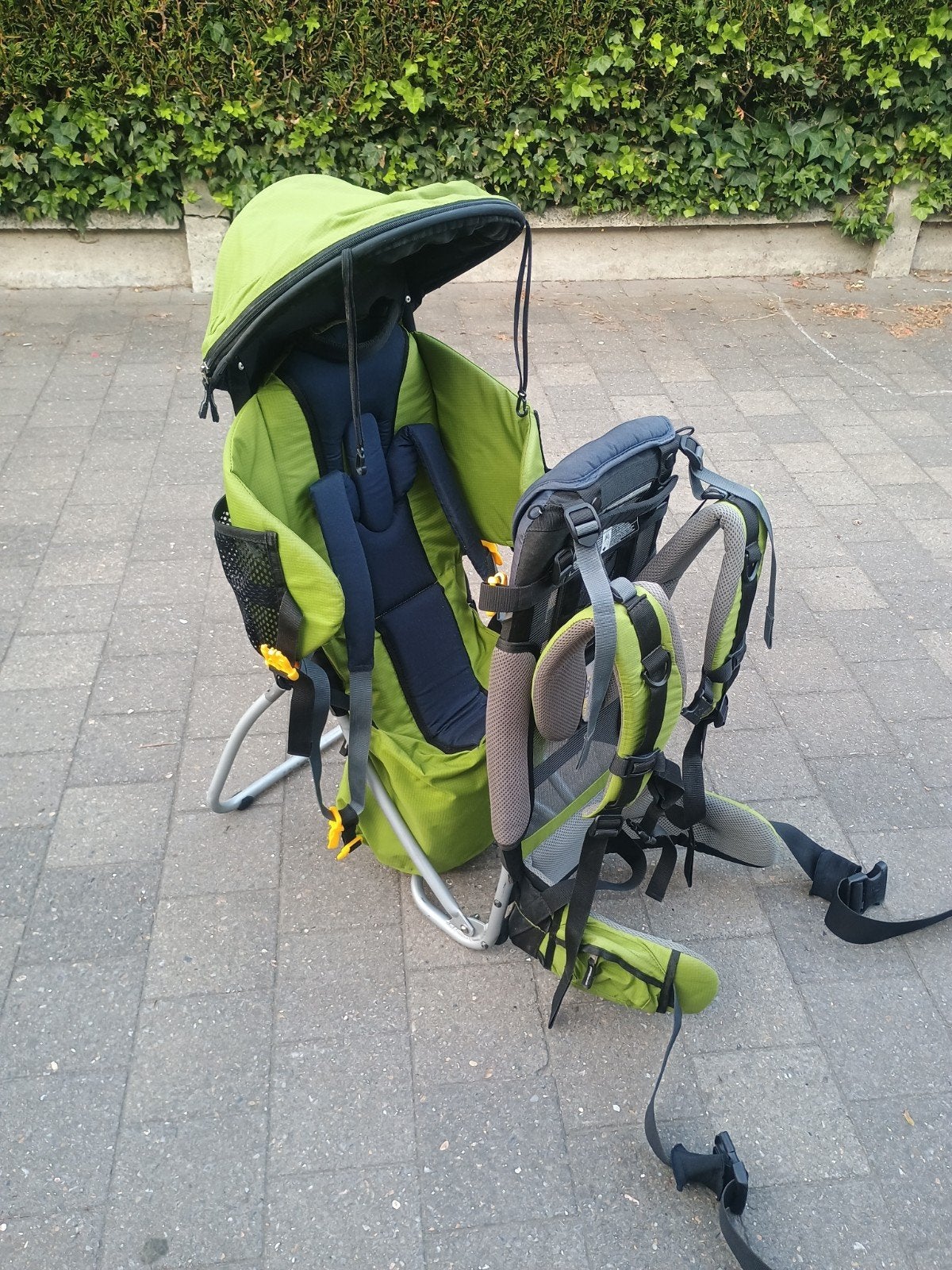Trekrugzak kinderdrager, Ophalen, Gebruikt