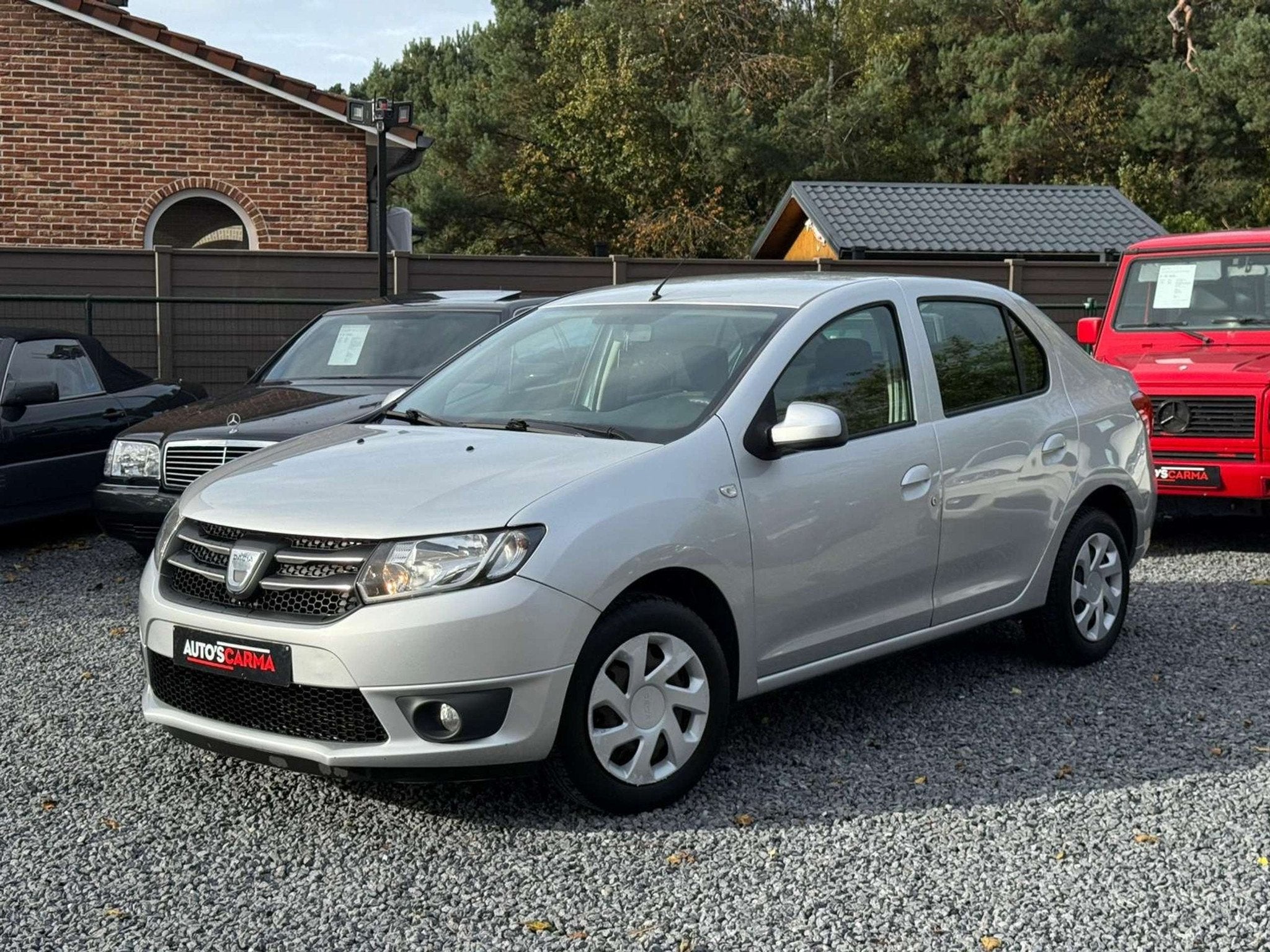 Dacia Logan Benzine Manueel AIrco Navi Groot Scherm 1Ste Eig, Auto's, Dacia, Bedrijf, Te koop, Logan, ABS, Airbags, Airconditioning