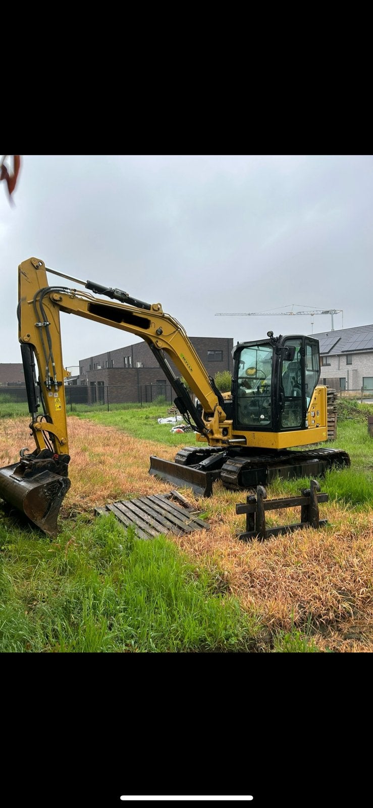 Cat 306 cr, Ophalen, Graafmachine