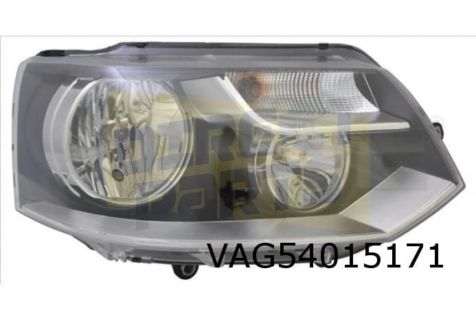 Volkswagen T5 II (10/09-7/15) Koplamp Links Halogeen Origine, Neuf, -, Volkswagen, -