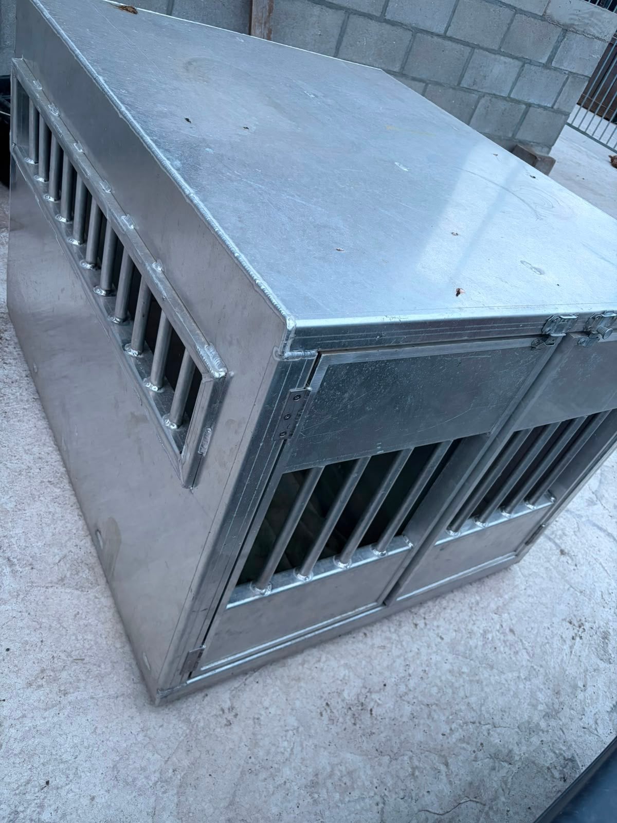 Aluminium hondenbench, Ophalen, Zo goed als nieuw