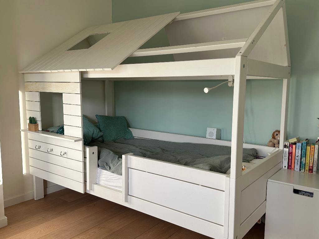 bed LIFE TIME boomhut, Kinderen en Baby's, Kinderkamer | Bedden, 85 tot 100 cm, Gebruikt, 180 cm of meer, Ophalen
