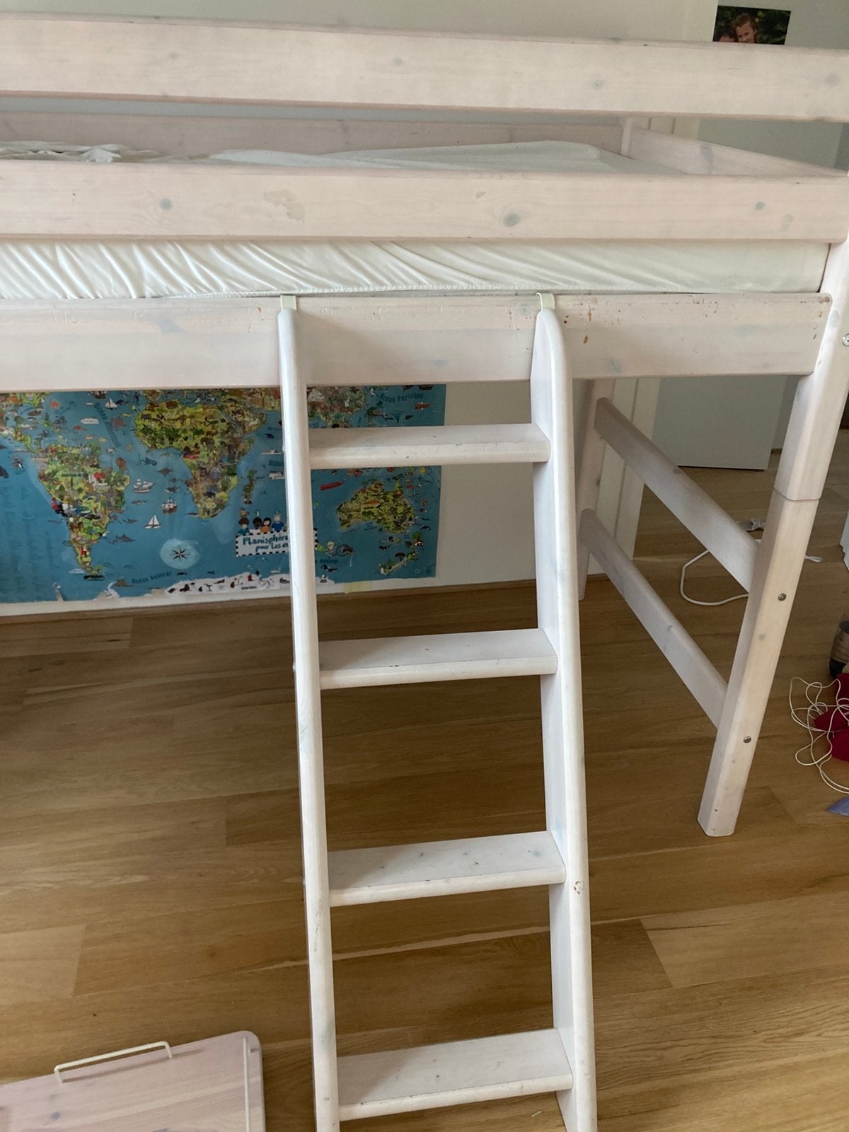 Flexa Tobbogan bed met 2 nieuwe accessoires, Ophalen, Gebruikt, Hoogslaper