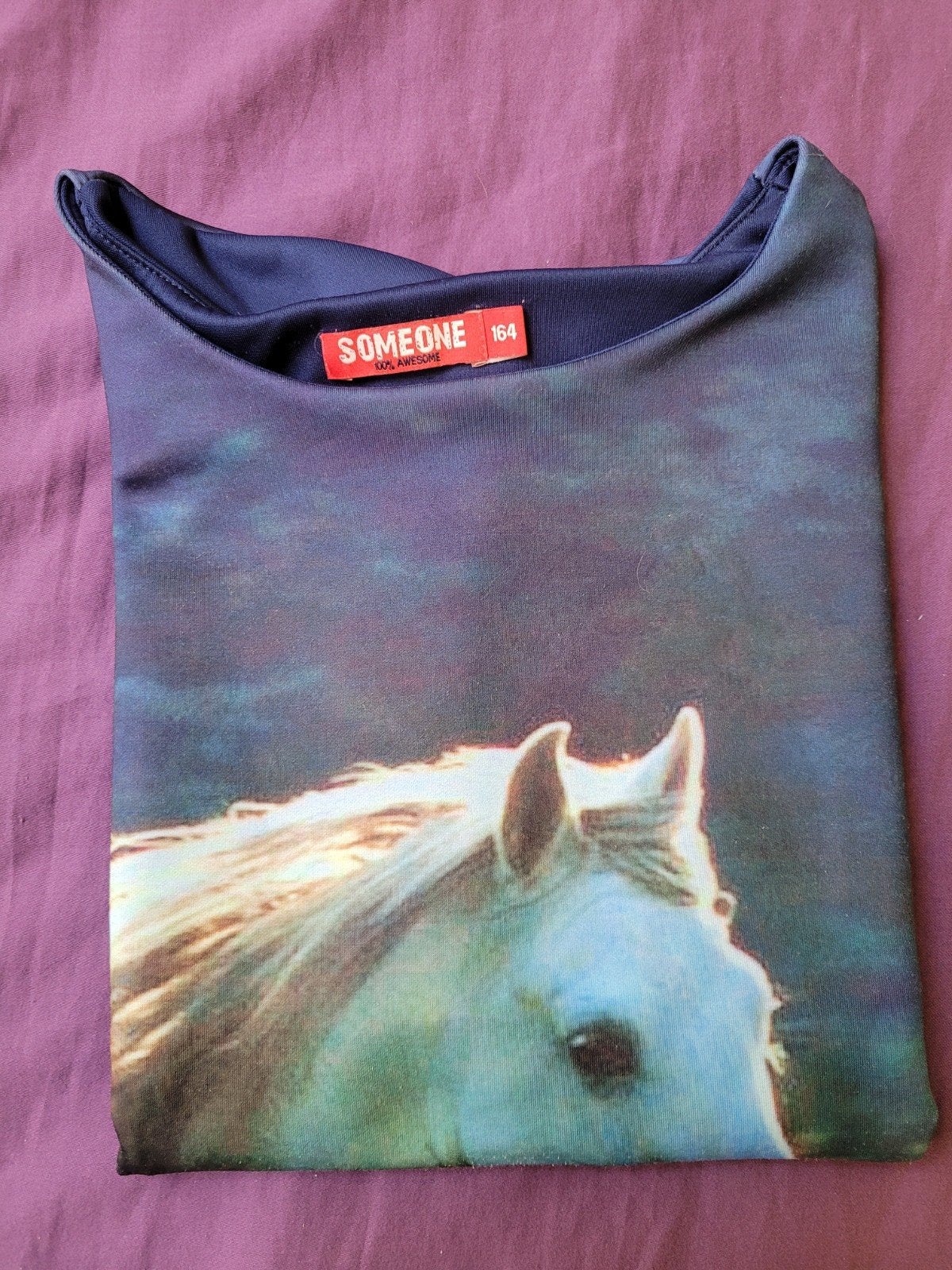 Robe/tapis de cheval Someone bleu foncé — Taille 164, Robe ou Jupe, Enlèvement ou Envoi, Awesome by Someone, Utilisé
