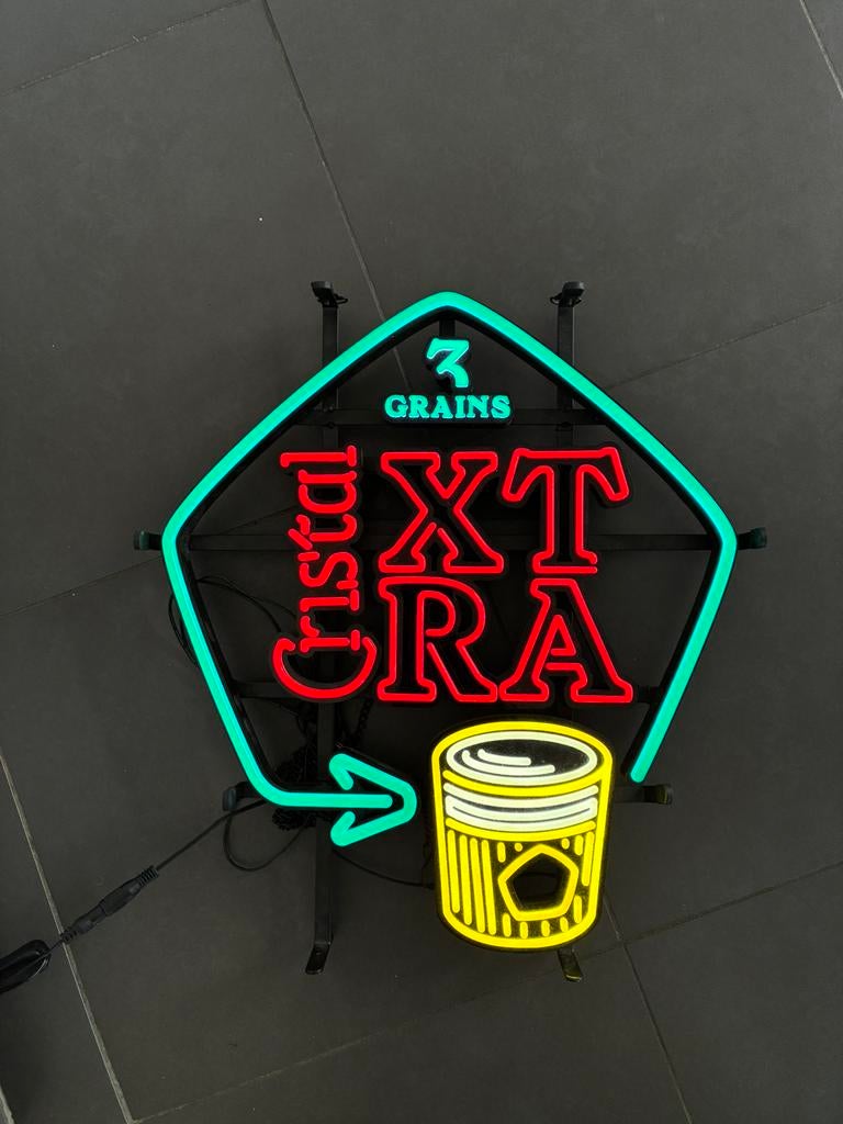 Cristal Xtra led sign, Ophalen of Verzenden, Led