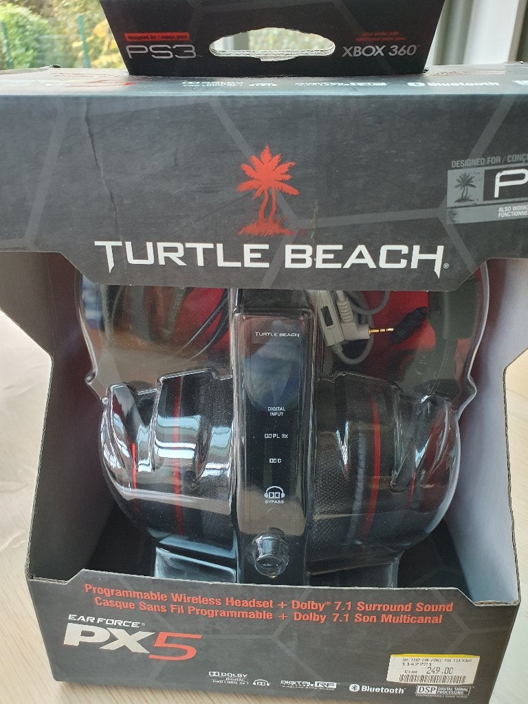 Casque Turtle Beach PX5 tout neuf, Neuf, Beats, Noir, Autres types