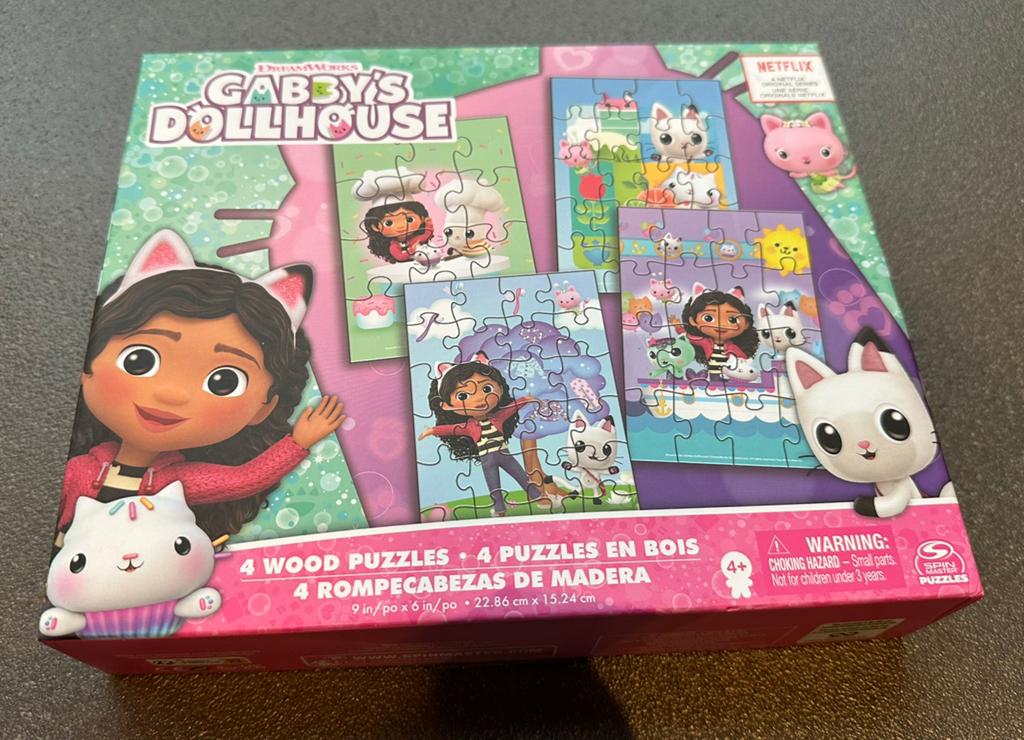 Puzzel Gabby’s Dollhouse 4 in 1, Ophalen, Gebruikt