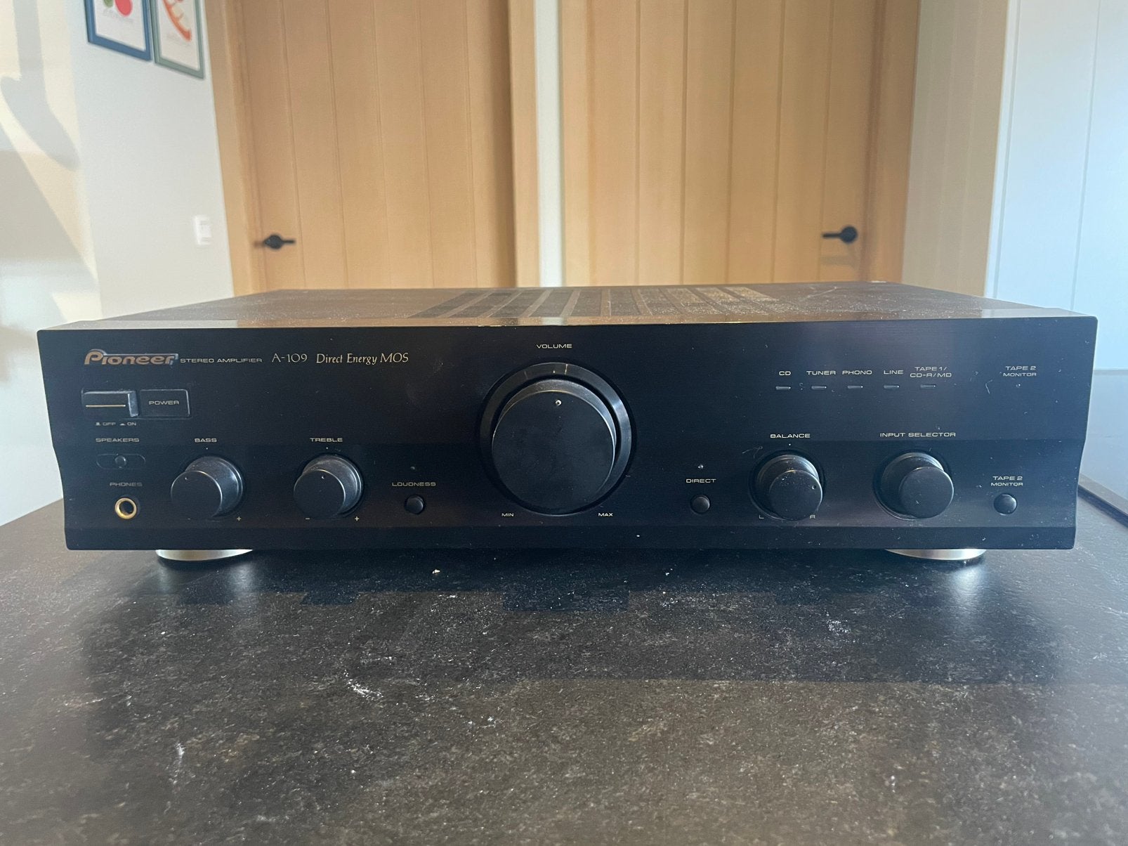 Pioneer versterker, TV, Hi-fi & Vidéo, Amplificateurs & Ampli-syntoniseurs, Moins de 60 watts, Comme neuf, Enlèvement, Stéréo