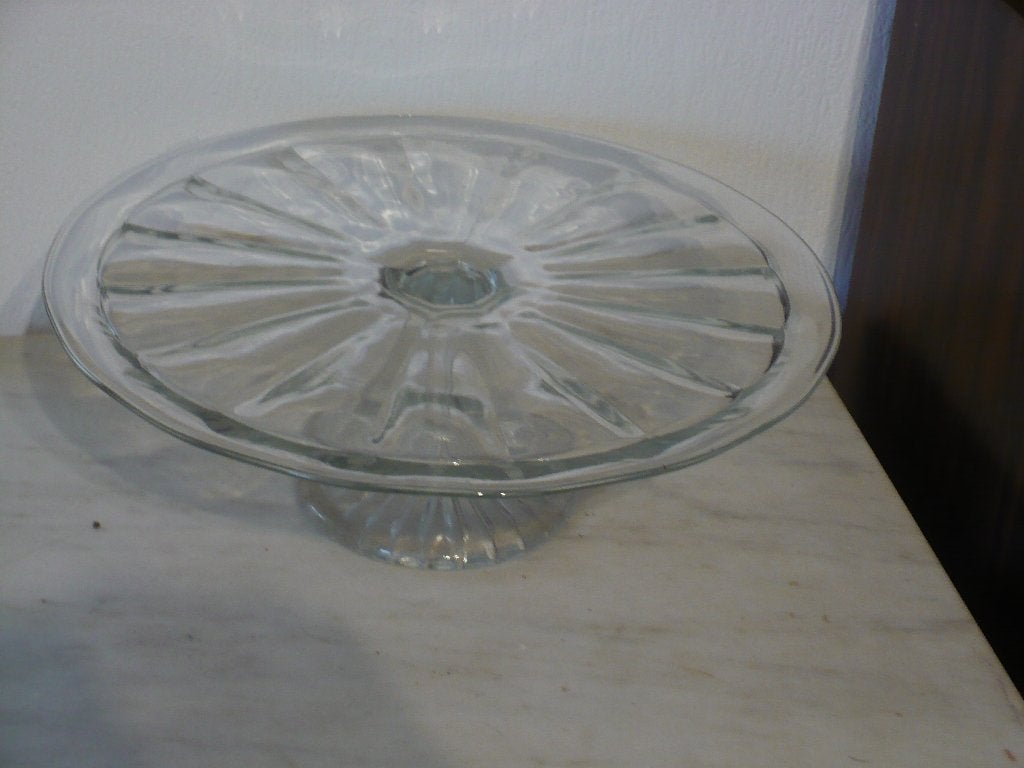 plat a tarte demi cristal(ancien)luxval?, Enlèvement ou Envoi