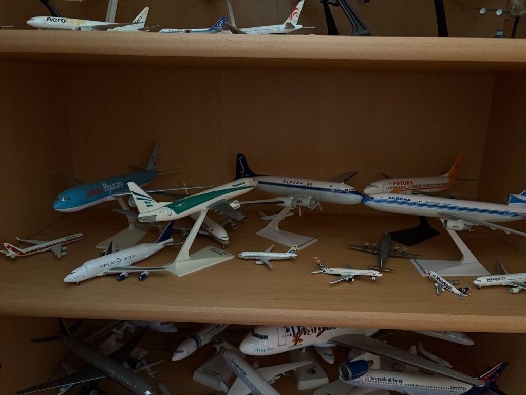 unieke collectie modelvliegtuigen 190 stuks, Enlèvement