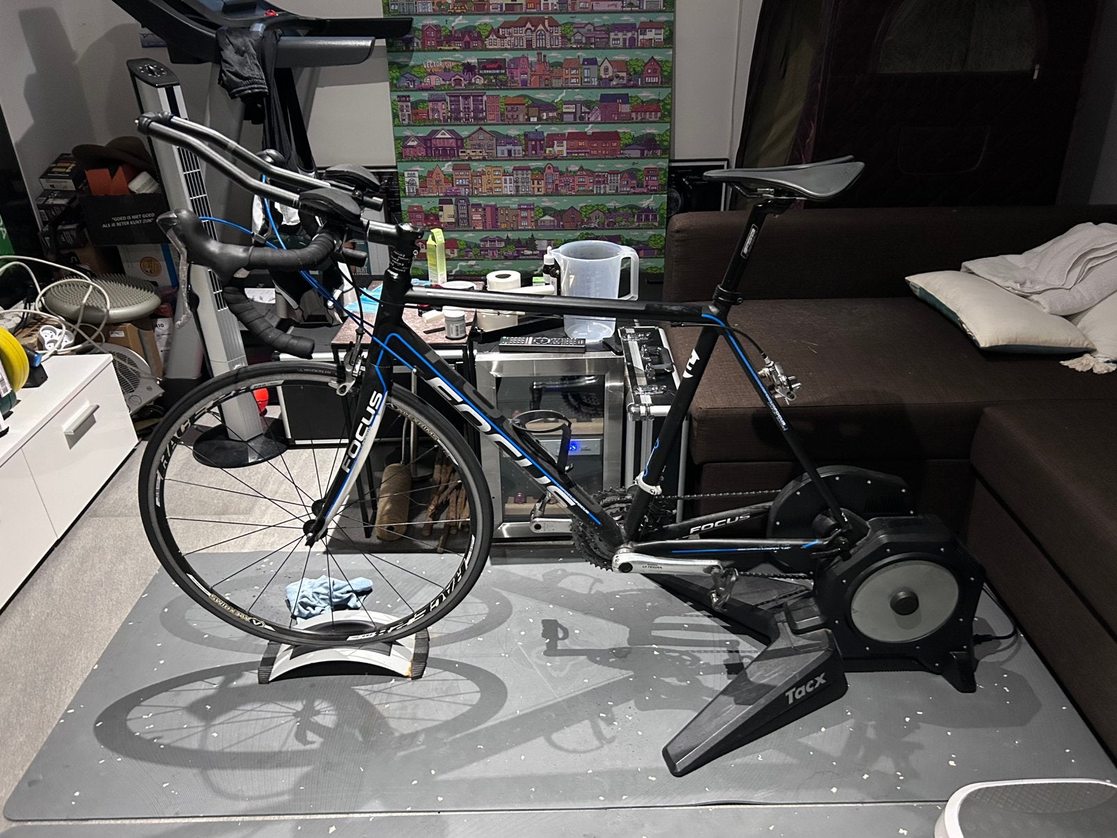 Tacx Flux Smart Trainer + vélo de route Focus en option, Enlèvement, Utilisé