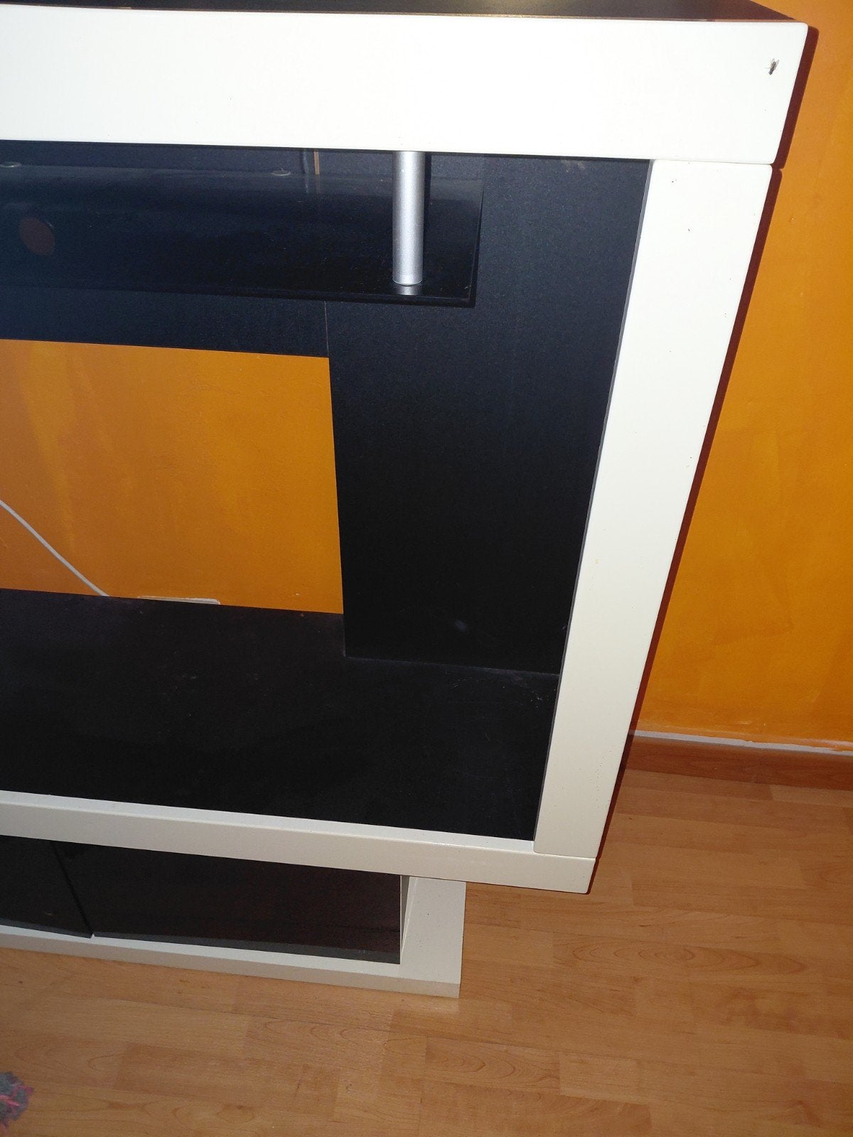 Meuble TV.Noir et blanc., Maison & Meubles, Comme neuf, Autres types