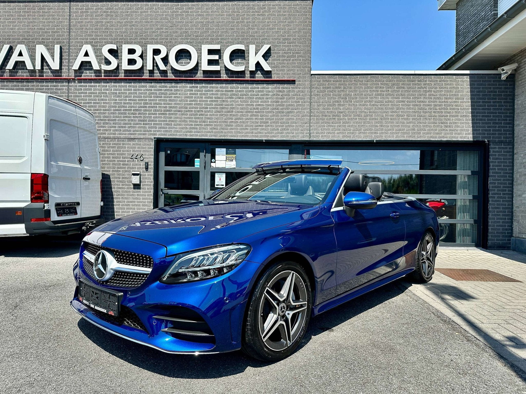 Mercedes-Benz C-Klasse 200 Cabriolet EQ C 200 MHE AMG Line !, Auto's, Automaat, 4 zetels, Gebruikt, 4 cilinders