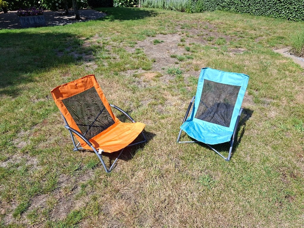 Opvouwbare strandstoel , campingstoel , visserstoel, Caravans en Kamperen, Ophalen, Nieuw, Campingstoel