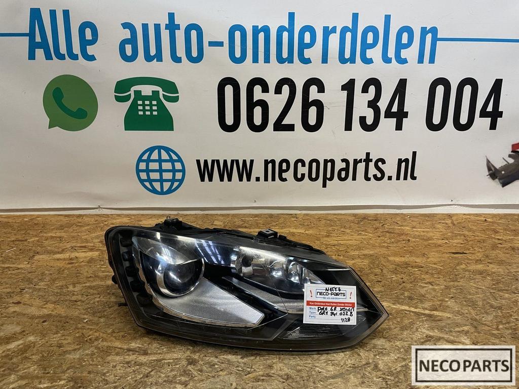 VOLKSWAGEN POLO 6R XENON LED KOPLAMP RECHTS 6R1941032B, Gebruikt, -, Volkswagen, -