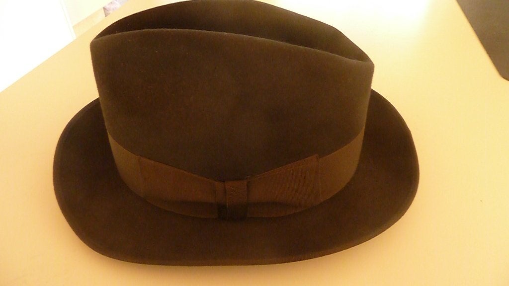 Zwarte deukhoed, Ophalen, Hoed, Brummels, 57 cm (M, 7⅛ inch) of minder