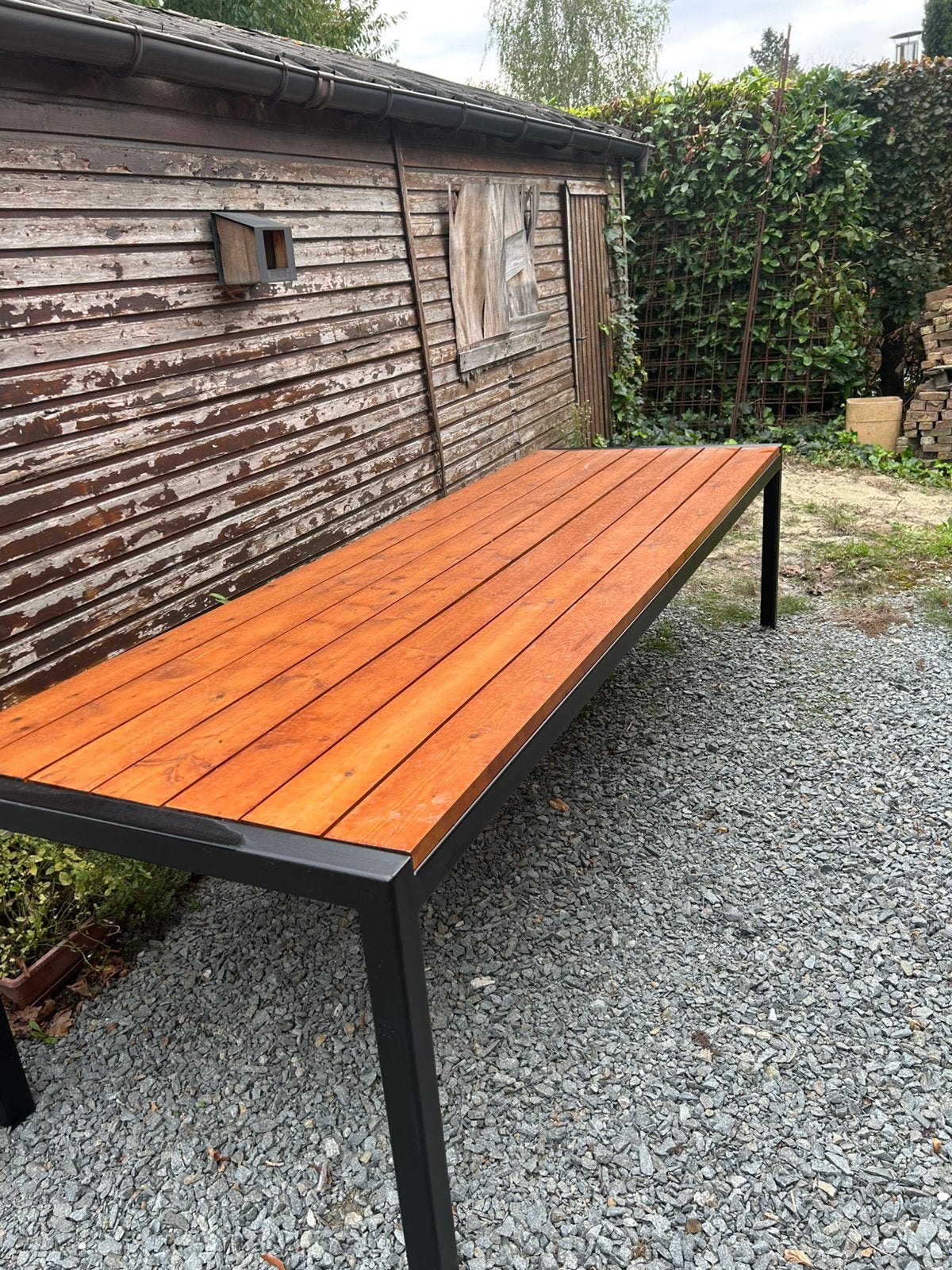 Tuintafel zwaare uitvoering, Tuin en Terras, Ophalen of Verzenden, Zo goed als nieuw