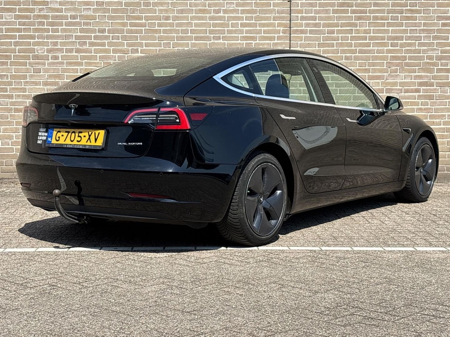 Tesla Model 3 Long Range AWD 75 kWh | 13.600,- NETTO! | Auto, Autos, Tesla, Achat, Entreprise, Noir, Berline