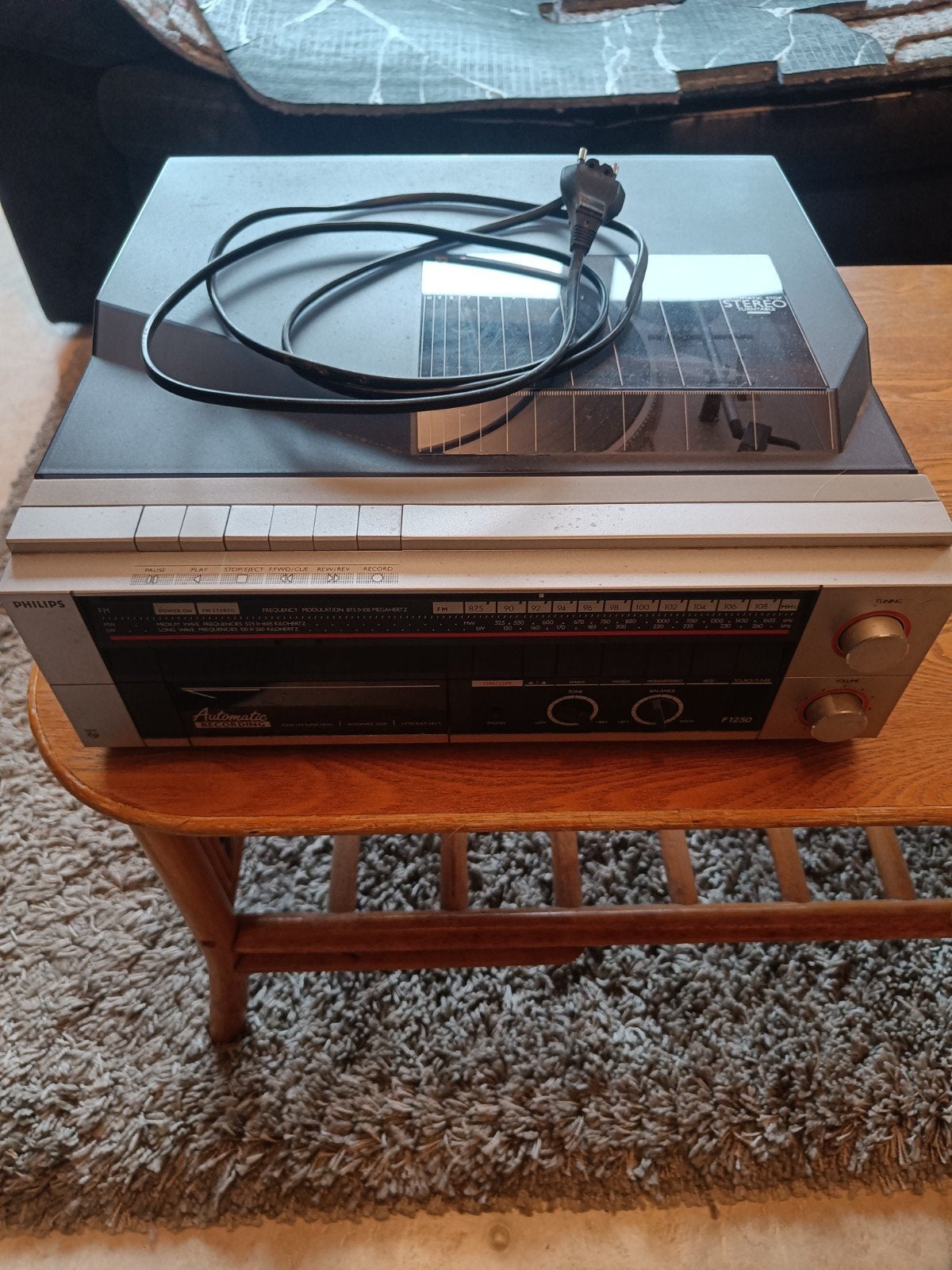 Philips platenspeler, TV, Hi-fi & Vidéo, Tourne-disques, Enlèvement, Tourne-disque, Philips