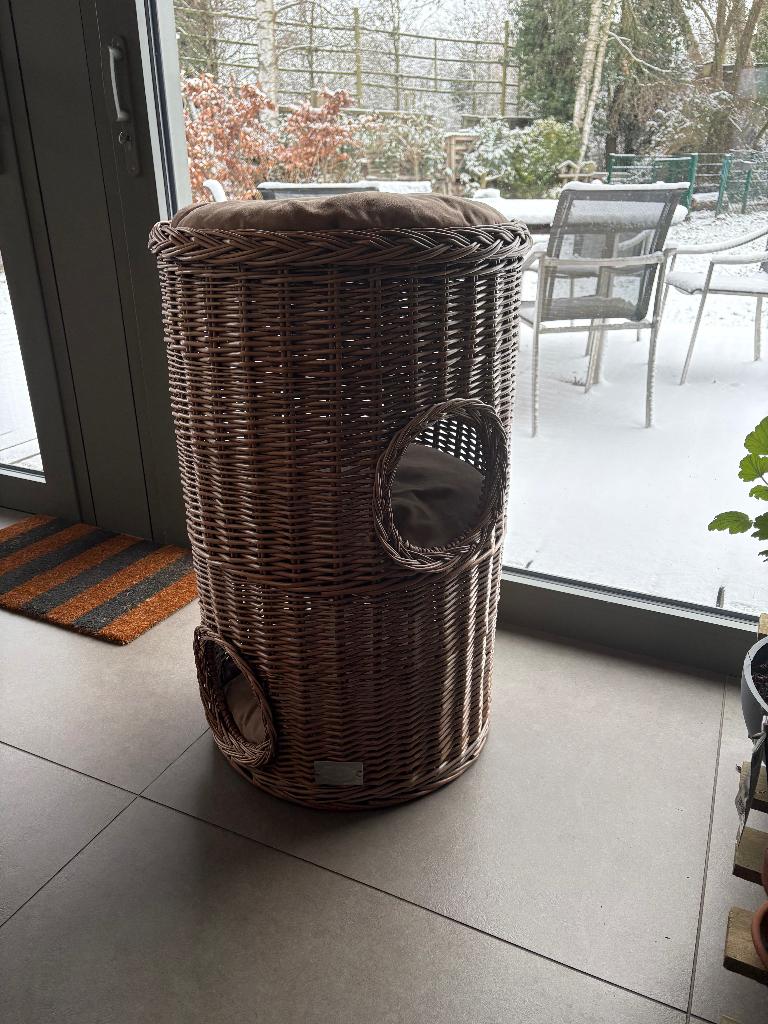 krabton met 3 kussens, Animaux & Accessoires, Meubles griffoirs pour chats, Enlèvement, Comme neuf, Baril à gratter
