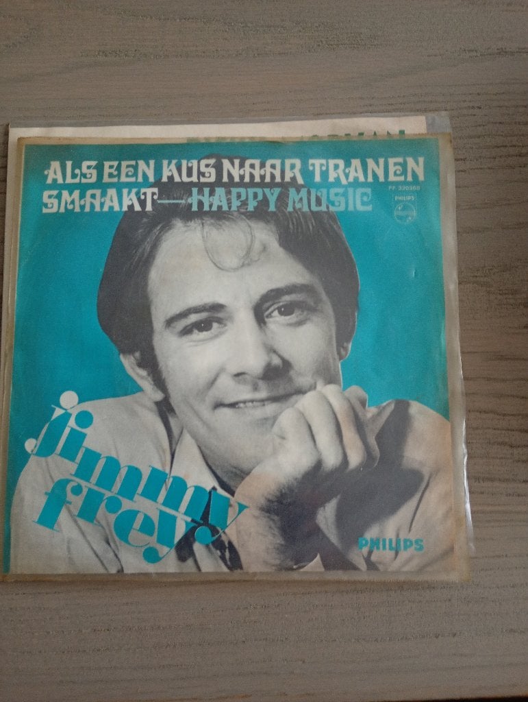 Jimmy Frey - Als een kus naar tranen smaakt, Gebruikt, Verzenden, 7 inch, Fotohoes