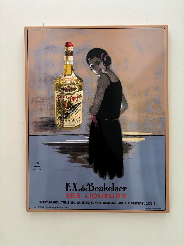 Emaille bord, Enlèvement ou Envoi, Comme neuf, Panneau publicitaire