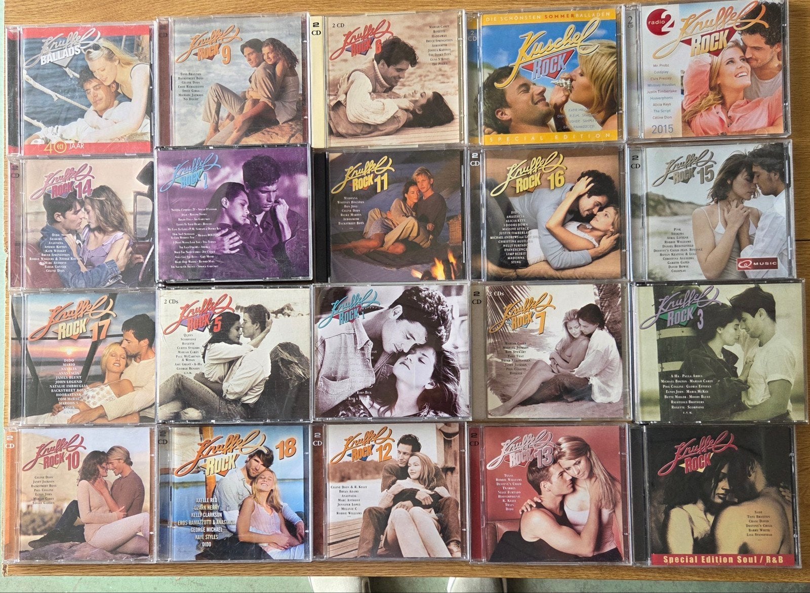 lot knuffelrock cd's 37 cd"s, Hobby en Vrije tijd, Ophalen of Verzenden