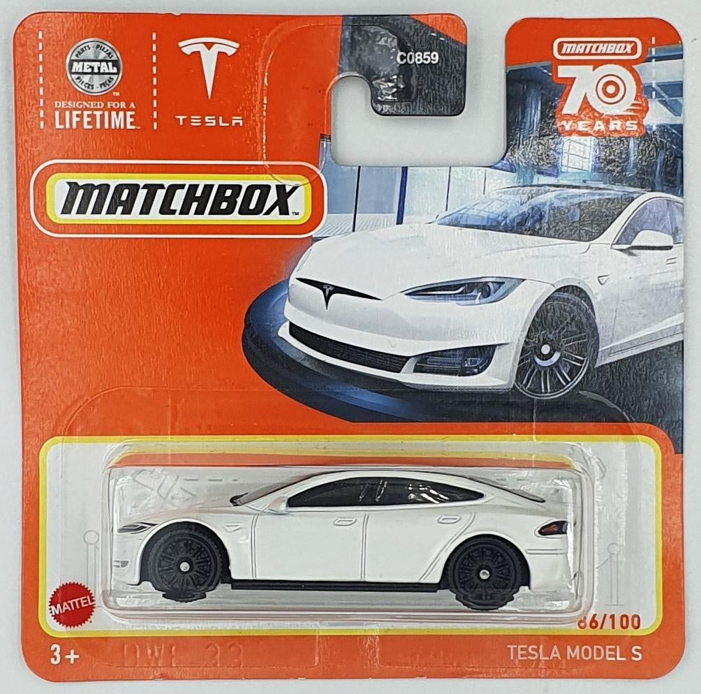 Matchbox - Tesla Model S - HLC59 - 1:64, Hobby en Vrije tijd, 333 Continental Boulevard, El Segundo, CA 90245, United States, Verzenden