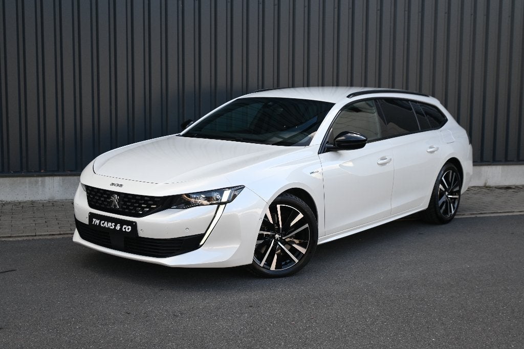 Peugeot 508 GT Hybride 225pk Automaat, LED, Cam, Acc, Sfeer, Autos, Peugeot, Achat, Euro 6, Entreprise, Noir